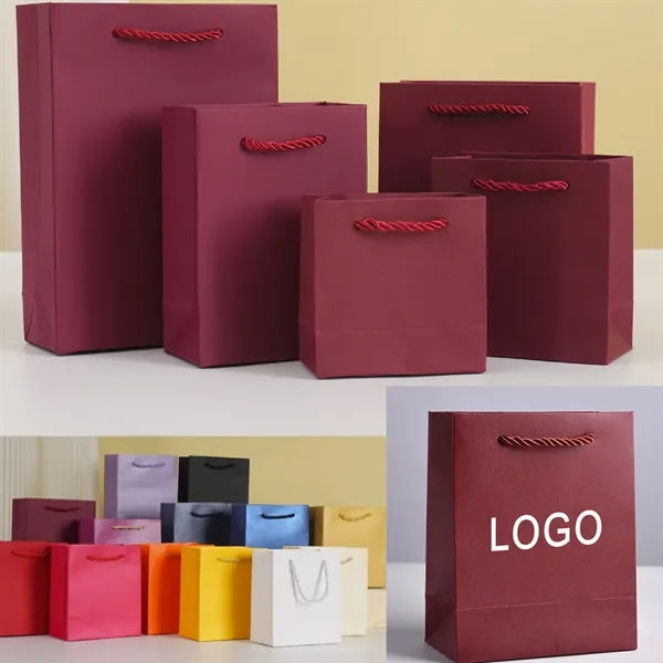 Gift Paper Shopping Bag Tote With Handles