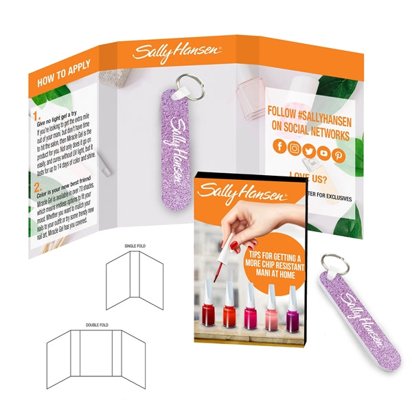 Tekbook with 3.5" Nail File with Keyring