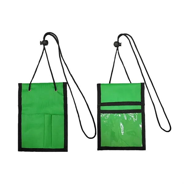 Event Badge Holder Lanyard Neck Wallet