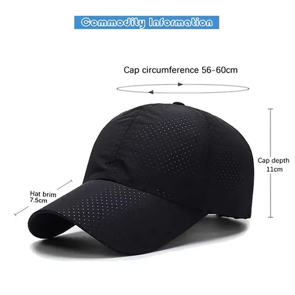 Breathable Quick Dry Cap