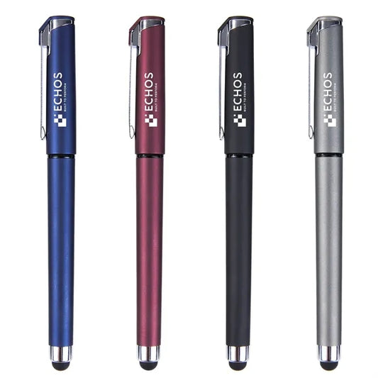 Premium Soft Touch Gel Pen With Stylus