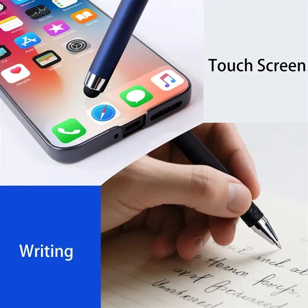 Premium Soft Touch Gel Pen With Stylus