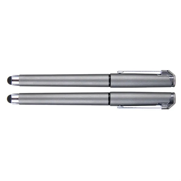 Premium Soft Touch Gel Pen With Stylus