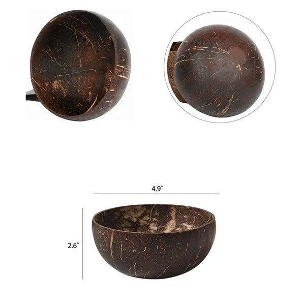 Polished Coconut Bowl Set