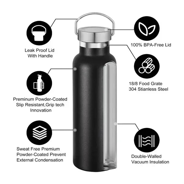 17 Oz Vacuum Insulated Travel Bottle