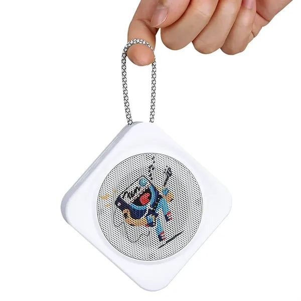 Wireless Speaker with Woven Carry Loop