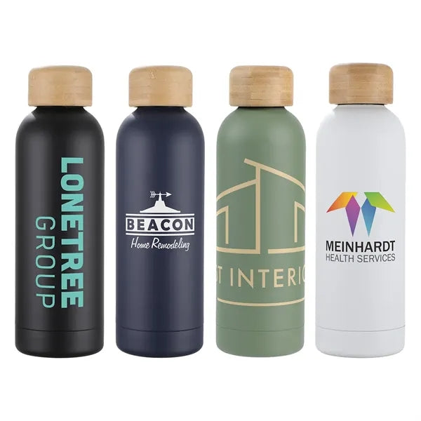 Lexi 17 oz Eco-Friendly Vacuum Stainless Steel Bottle w/ Bam