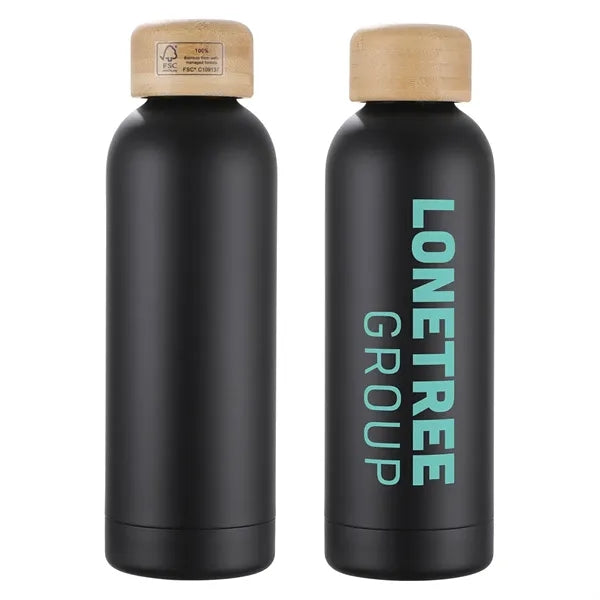 Lexi 17 oz Eco-Friendly Vacuum Stainless Steel Bottle w/ Bam