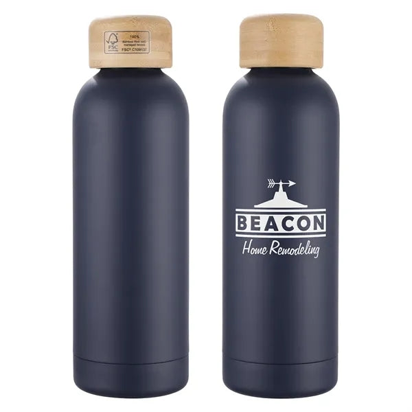 Lexi 17 oz Eco-Friendly Vacuum Stainless Steel Bottle w/ Bam