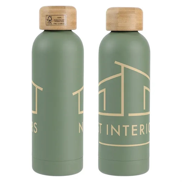 Lexi 17 oz Eco-Friendly Vacuum Stainless Steel Bottle w/ Bam