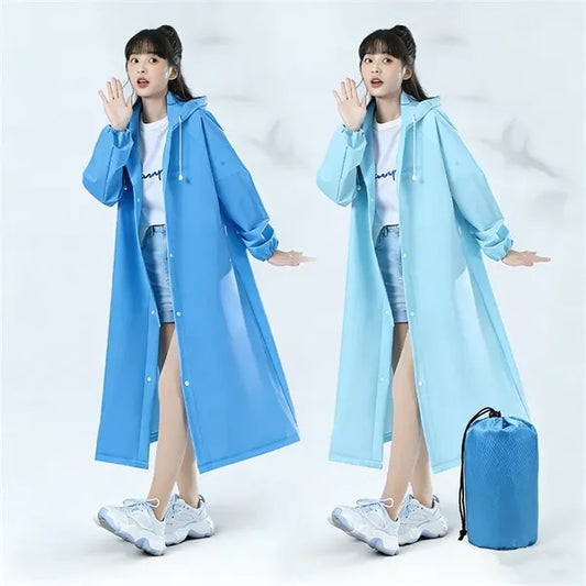 140g Adult EVA Raincoat, Full Body Heavy Duty Rain Poncho