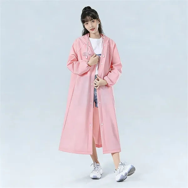 140g Adult EVA Raincoat, Full Body Heavy Duty Rain Poncho