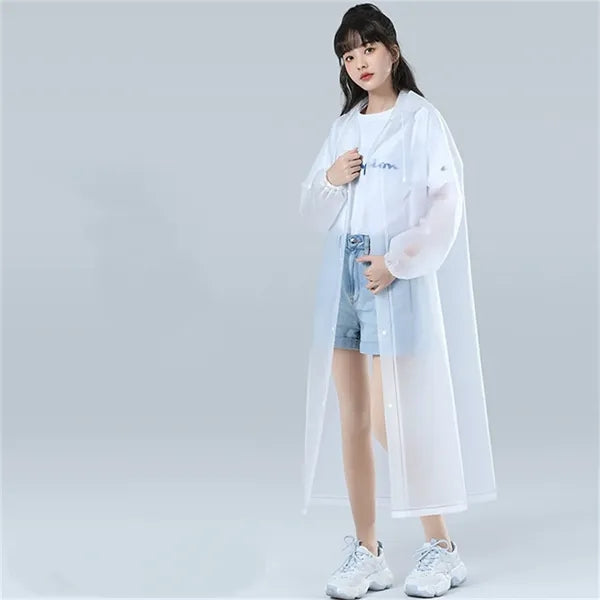 140g Adult EVA Raincoat, Full Body Heavy Duty Rain Poncho