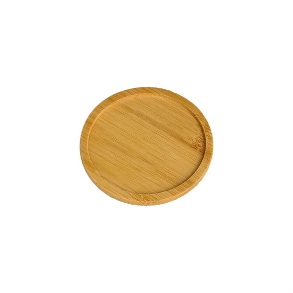 6 Piece Bamboo Coaster Set w/Coaster Stand