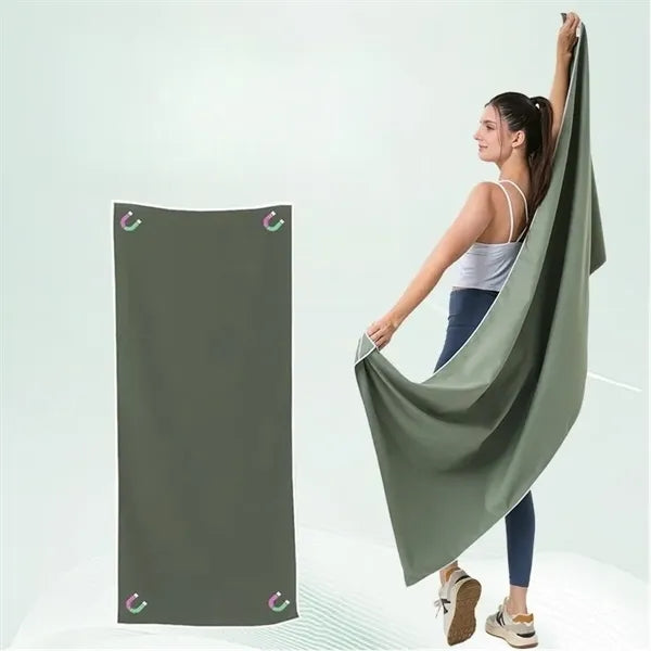 Outdoor Magnetic Microfiber Beach Towel Quick Dry Bath