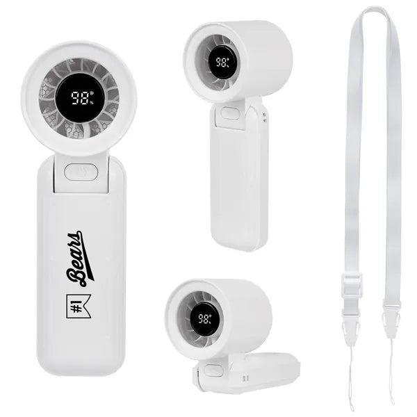RABS Folding Fan With Digital Display