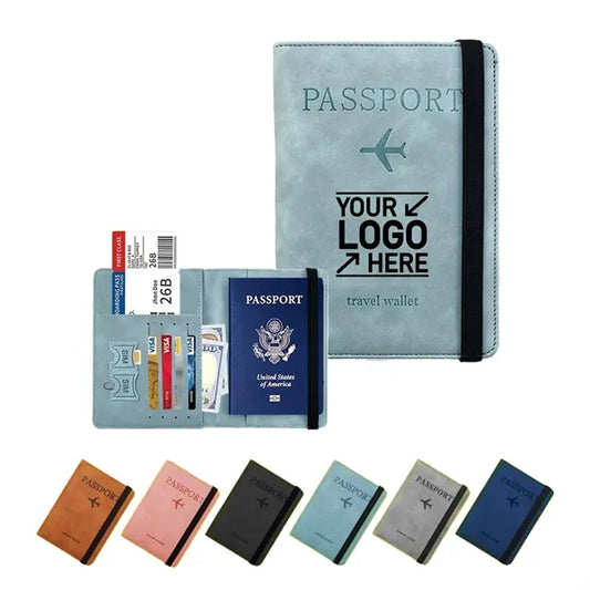 RFID Blocking Passport Holder Wallet Travel Organizer