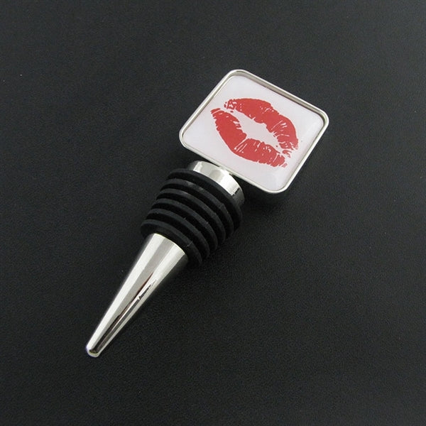 Square Bottle Stopper with Black Gift Box