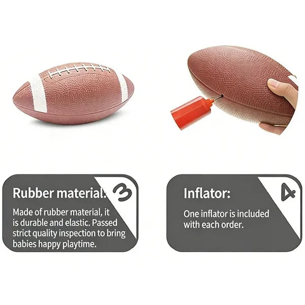 Youth Size 3 Inflatable American Football Toy for Kids