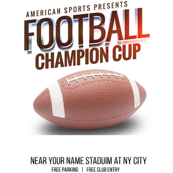 Youth Size 3 Inflatable American Football Toy for Kids