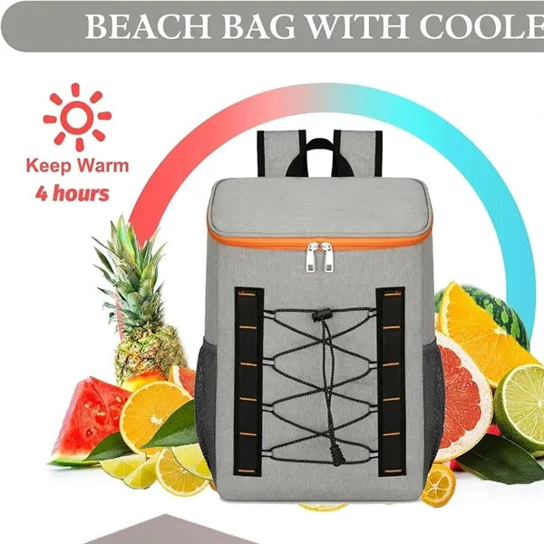 Insulated Cooler Backpack for Beach Picnic Camping