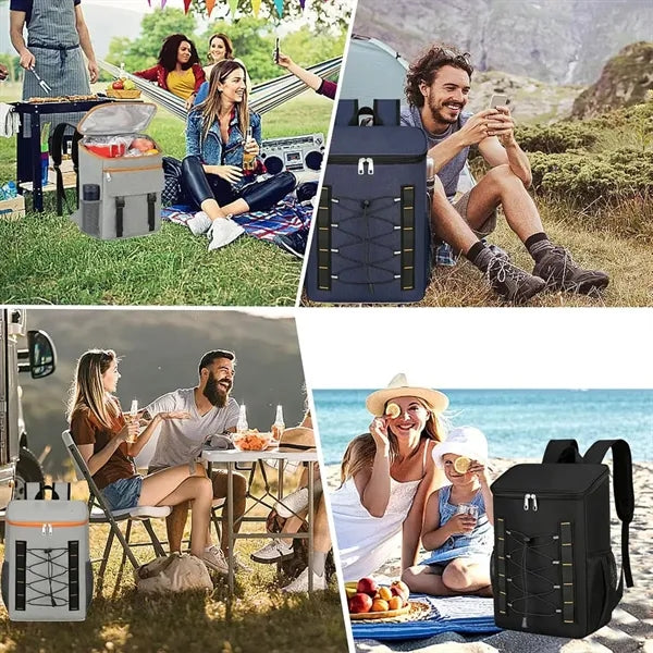 Insulated Cooler Backpack for Beach Picnic Camping