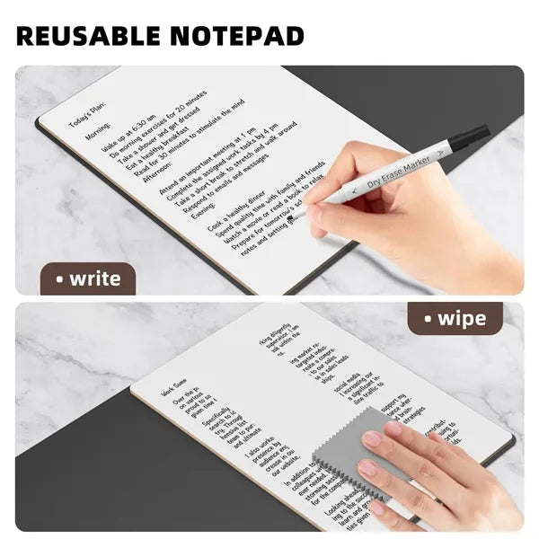 PU Leather Desktop Whiteboard