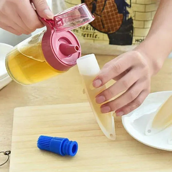 Silicone Cooking Barbecue Baking Grill Oil Bottle Brush