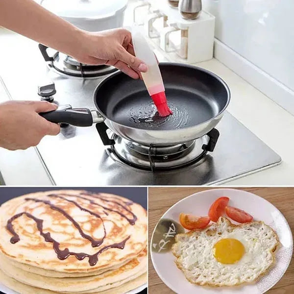 Silicone Cooking Barbecue Baking Grill Oil Bottle Brush