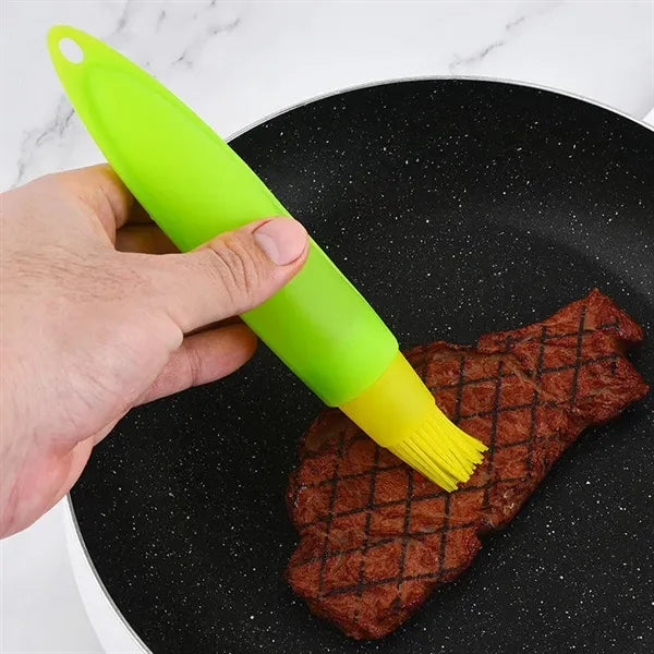 Silicone Cooking Barbecue Baking Grill Oil Bottle Brush