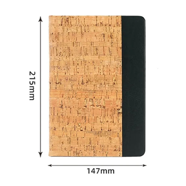 Coffee-Ground Patchwork A5 Notebook