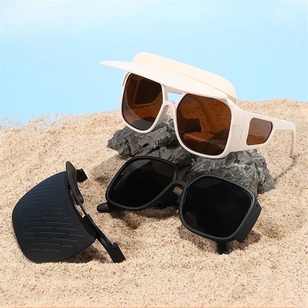 UV400 All-around Polarized Sunglasses with Flip-up Lids