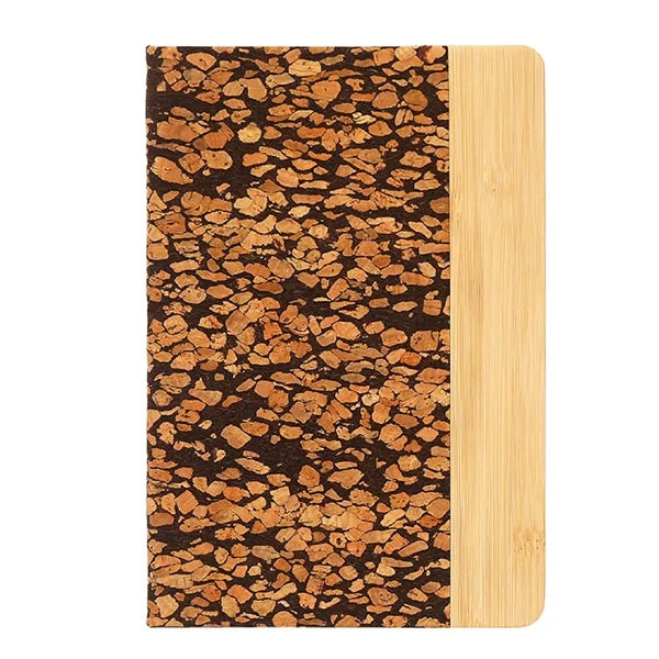 Coffee-Ground Patchwork A5 Notebook