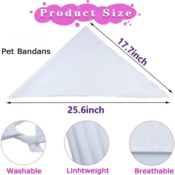 Full Color Pet Bandana Scarf