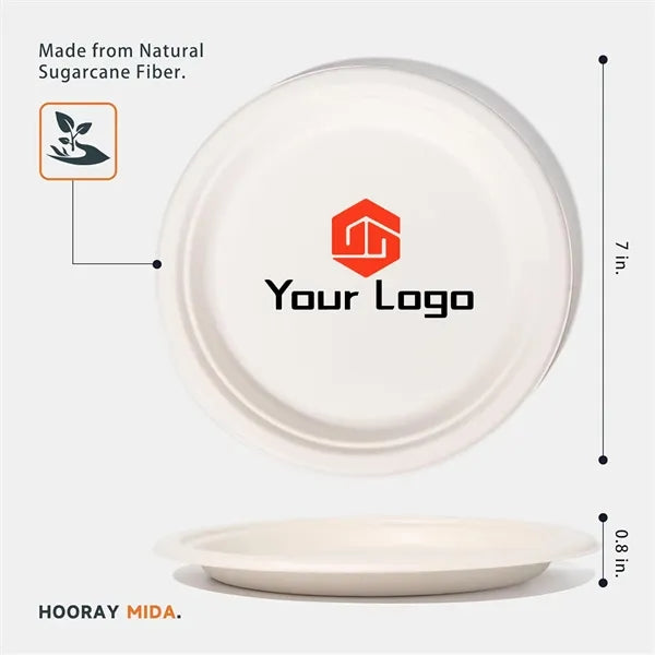 7-inch disposable plate