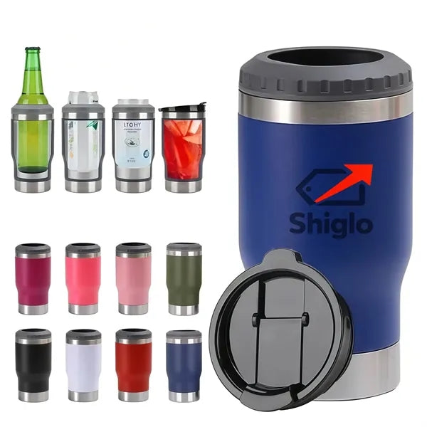 14oz All-in-One Insulated Can Cooler & Travel Tumbler