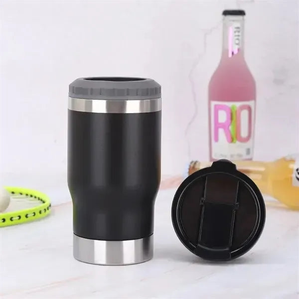 14oz All-in-One Insulated Can Cooler & Travel Tumbler