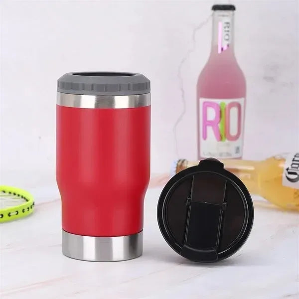 14oz All-in-One Insulated Can Cooler & Travel Tumbler