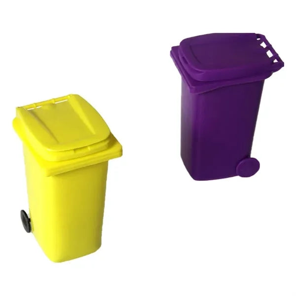 Creative Trash Can Shaped Pen Holder Storage Box PP Tube