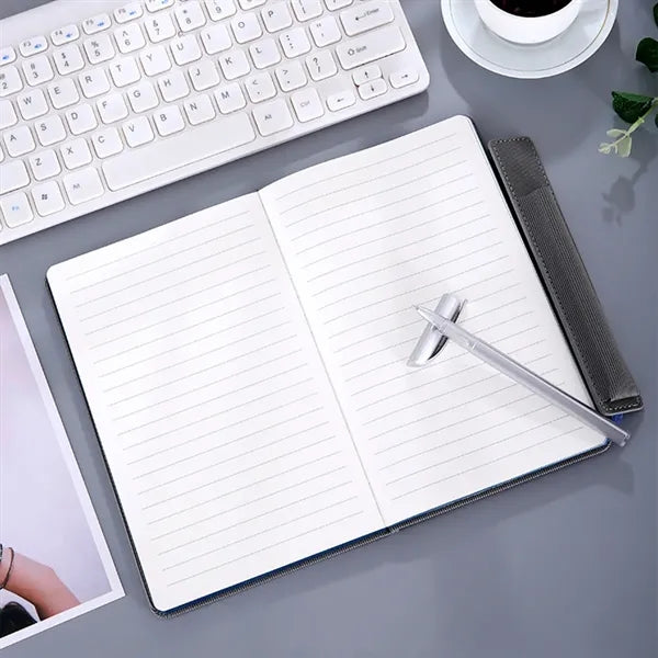 A5 Business Office Notebook Set With Elastic Pen Holder
