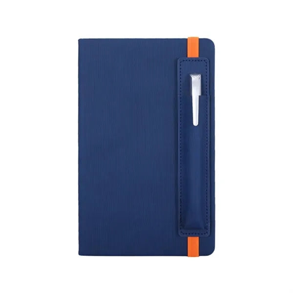 A5 Business Office Notebook Set With Elastic Pen Holder