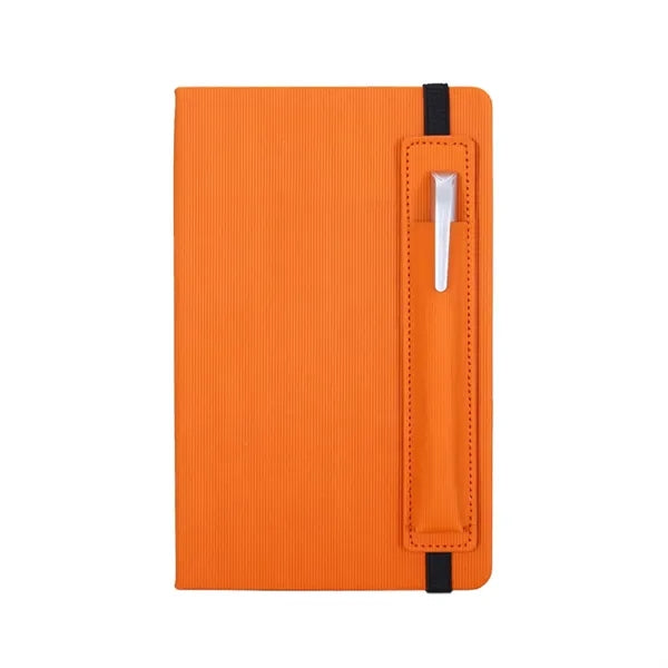 A5 Business Office Notebook Set With Elastic Pen Holder