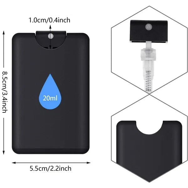 Card Perfume Spray Bottle