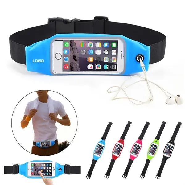 Touch Screen Waist Bag Waterproof Running Belt Fanny Pack