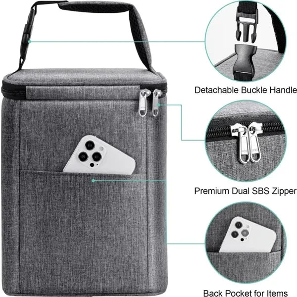 Oxford Cloth Large Capacity Insulated Handbag