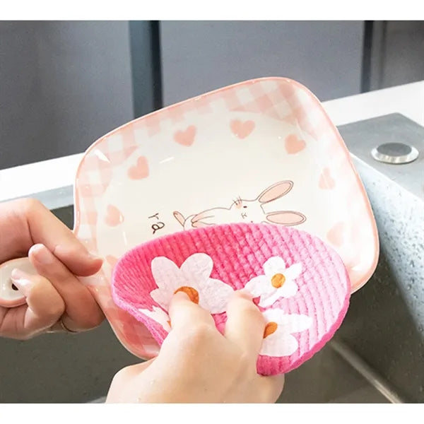 Round Swedish Kitchen Dish Cloths