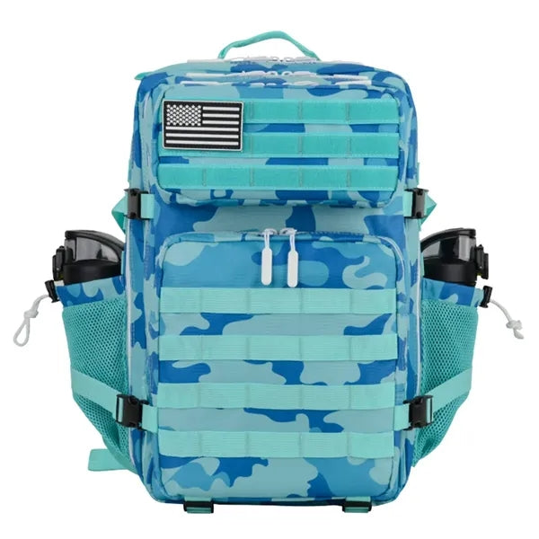 45L Water Resistant Camo Tactical Backpack with MOLLE System