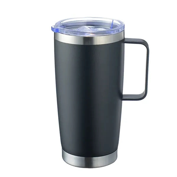20oz Stainless Steel Insulated Tumbler with Handle and Lid