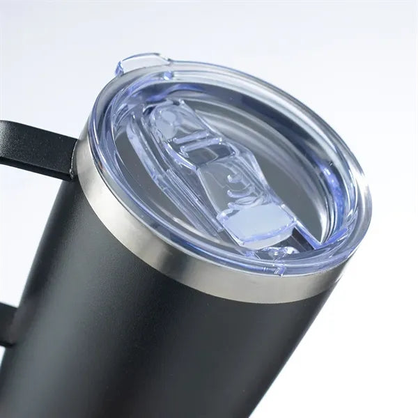 20oz Stainless Steel Insulated Tumbler with Handle and Lid