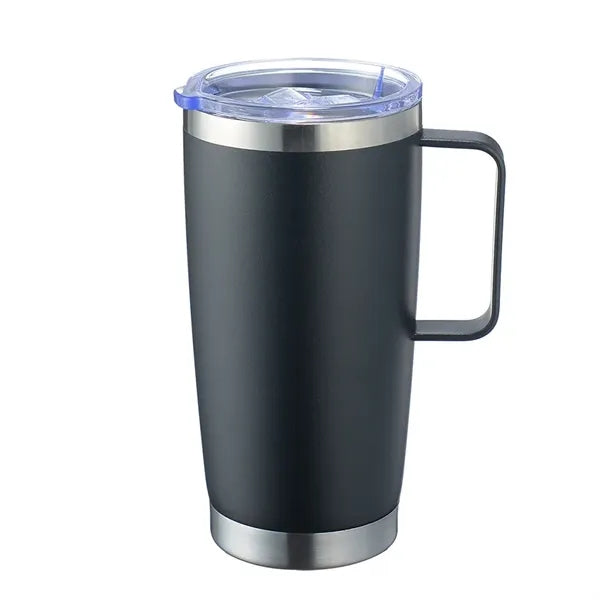 20oz Stainless Steel Insulated Tumbler with Handle and Lid